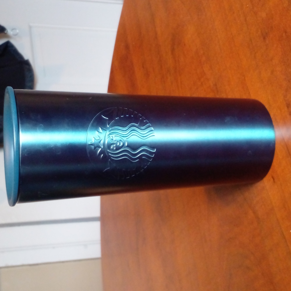 Starbucks 16 fl. oz Blue Stainless Steel Tumbler